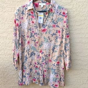 NWT Vintage America Blessed Floral Muted Clay Elsie M